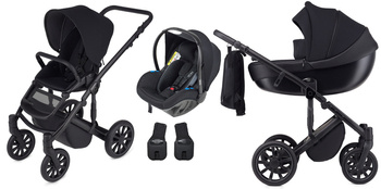 Anex M/Type Deep Sleeper Stroller Ink + Anex x Avionaut Pixel 0-13kg Autositz + Adapter Gratis