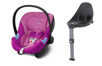 Cybex Aton M Autositz + Basis 0-13kg Magnolia Pink