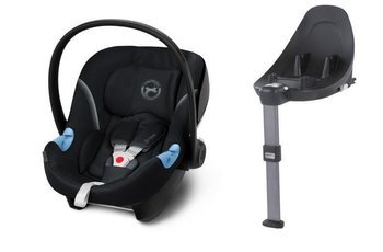 Cybex Aton M Autositz + Basis 0-13kg Tiefschwarz