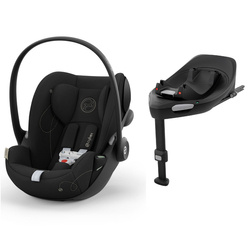 Cybex Cloud G i-Size Babyschale 0-13kg + Basis G Moon Black