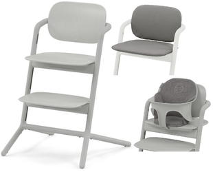 Cybex Lemo Hochstuhl 3in1 + Komforteinlage Suede Grey