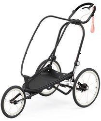 Cybex Zeno Running Trailer Rack für Fahrrad Cybex Sport Schwarz mit rosa Details