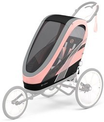 Cybex Zeno Sitz Laufen Anhänger für Fahrrad Cybex Sport Silber Rosa