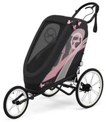 Cybex Zeno Sitz Running Anhänger für Fahrrad Cybex Sport Powder Pink von Anna Lewandowska (ohne Gestell)