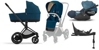 Cybex e-Priam 3.0 Kombi-Kinderwagen + Cloud Z Kindersitz 0-13 Kg set 3in1