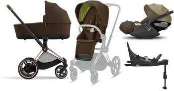 Cybex e-Priam 3.0 Kombi-Kinderwagen + Cloud Z Kindersitz 0-13 Kg set 3in1