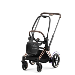 Cybex e-Priam 3.0 Rahmen mit Chrom + Sitzgestell Rosegold