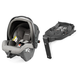 PegPerego Primo Viaggio SLK Autositz 0-13kg + Basis Twist City Grey