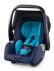 Recaro Privia Evo Babytrage / Autositz 0-13kg Kern Xenon Blau