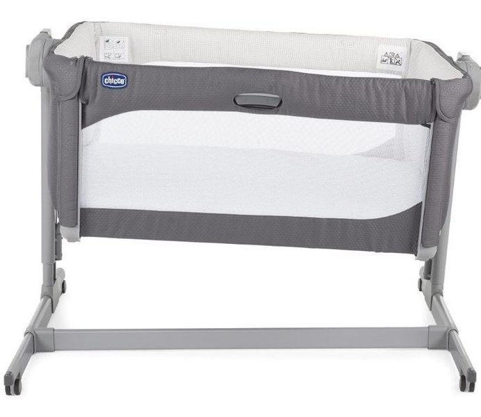 Chicco Next2Me Magic New 2023 Reisebettchen für Babys Moon Grey 44365