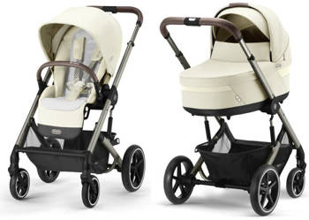 Cybex Balios S Lux Säuglingswagen Seashell Beige 2023 Rahmen Taupe