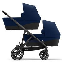 Navy Blue rama Black
