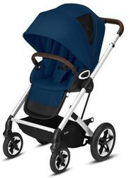 Cybex Talos S Lux Kinderwagen Silver Frame Marineblau