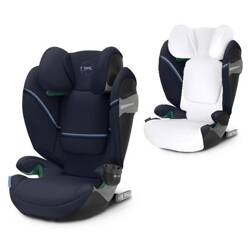 Cybex Solution S2 I-Fix Autositz 15-50 kg + Sommerpolsterung Ocean Blue 